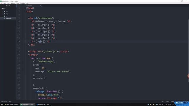 Learn Vue.js In Arabic #16 - Computed Properties Part 1 смотреть онлайн