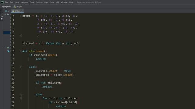 Depth first search and recursion TITLW - Algo #1 смотреть онлайн