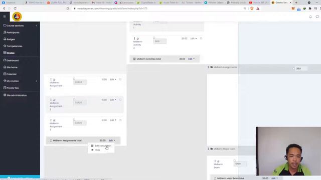 HOW TO SETUP GRADE IN THE LMS (Moodle) смотреть онлайн