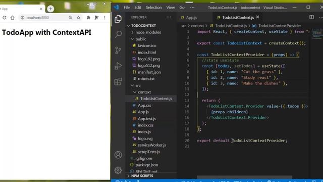 React Tutorial - TodoApp with Context API (2020) смотреть онлайн