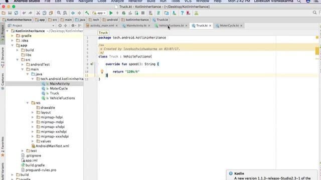kotlin new features|Kotlin Inheritance with Interfaces|Classes|Kotlin android Tutorial смотреть онлайн