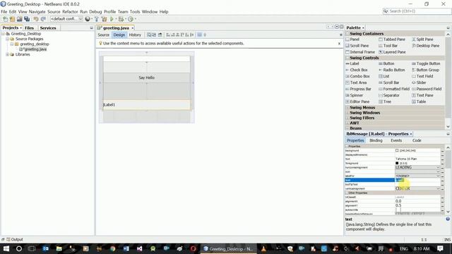 Java Swing Training - How to Write Simple Greeting Application (Jframe) смотреть онлайн