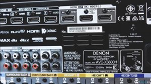 AVC-X3800H. 8K AV-ресивер от DENON