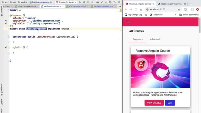 ? Angular Loading Service - Reactive API Design смотреть онлайн