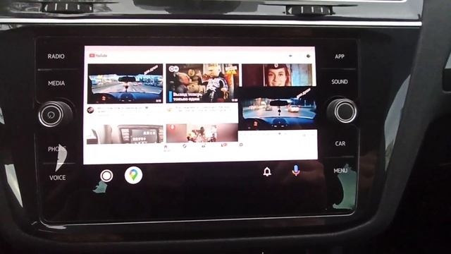 Screen2Auto и Android Auto Полное зеркало на ГУ Volkswagen Tiguan смотреть онлайн