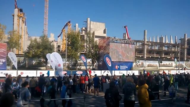 Финиш на Московском Марафоне смотреть онлайн
