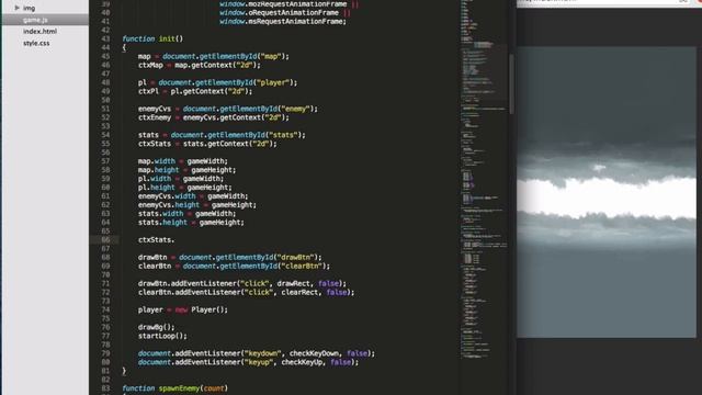 Как создать игру на HTML5 - 18 - Надписи смотреть онлайн