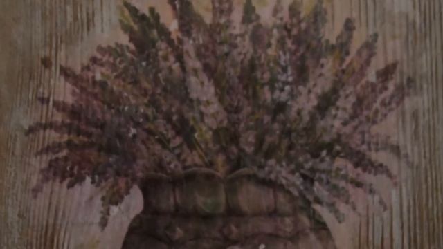 ОБЖИГ БРАШИНГ ДЕКУПАЖ  (Видеообзор работы) #Декупаж