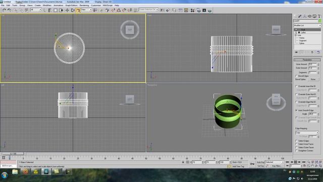 Моделирование банки с краской в 3Ds Max смотреть онлайн