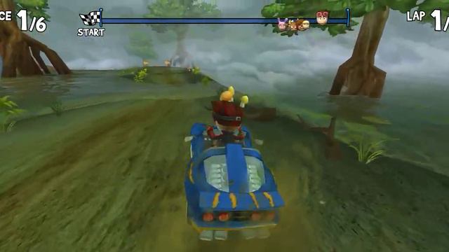 Beach buggy racing game_Misty Marsh, Lambini kart by Rez. Android game play смотреть онлайн