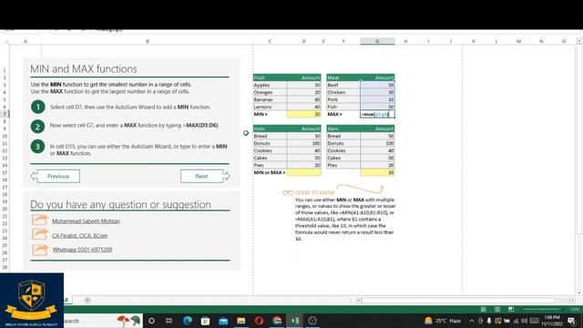 Mastering MIN and MAX Functions in Excel: A Comprehensive Guide смотреть онлайн