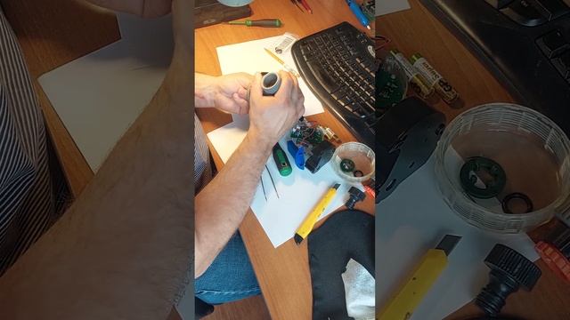 Ремонт таймера полива Aqualin. В закрытом состоянии протекает. смотреть онлайн