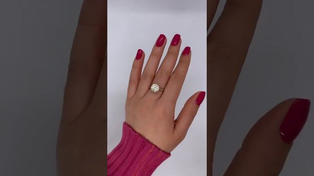 Кольцо CССР с бриллиантом 3.5 карат. смотреть онлайн