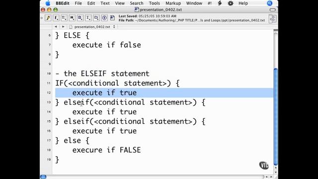PHP - PHP Conditionals and Loops Else If смотреть онлайн