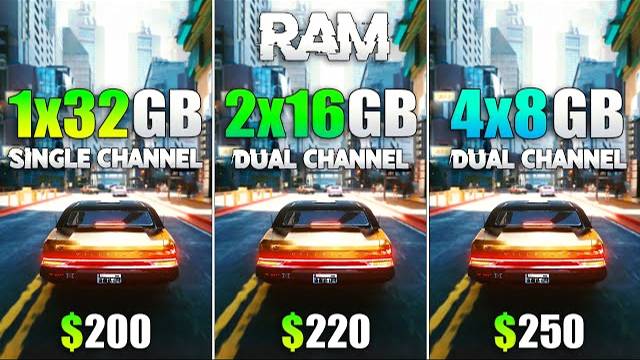 1x32GB vs 2x16GB vs 4x8GB - How Many RAM Modules are Optimal? смотреть онлайн