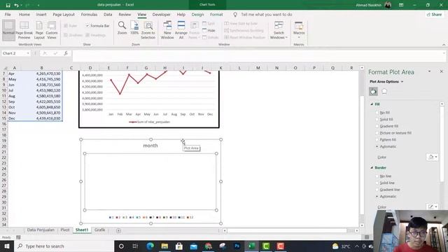 Membuat Grafik (Line Chart, Pie Chart dan Bar Chart) di Excel 2019 смотреть онлайн