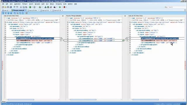 052g Subversion: Use of the "Resolve Conflicts" GUI in Jdeveloper смотреть онлайн