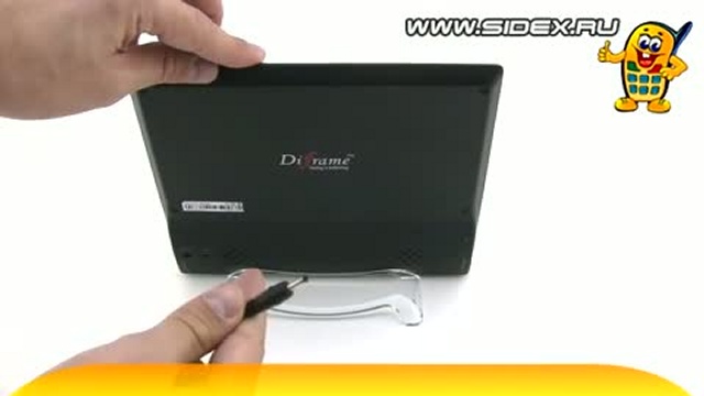 Sidex.ru: Видеообзор цифровой фоторамки Diframe MS-F8X Super смотреть онлайн