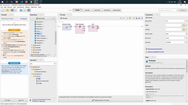 ?Tut.4 Filtering and Sorting - Getting started with Rapid Miner смотреть онлайн