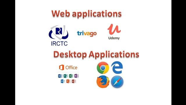 Difference between web application and desktop application смотреть онлайн