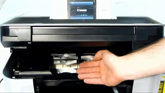 Установка СНПЧ на МФУ Сanon Pixma MP980. смотреть онлайн