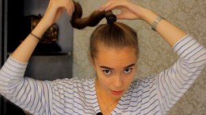 КАК сделать ОБЪЁМНЫЙ пучок БЕЗ бублика | ПРИЧЁСКА за 5 МИНУТ