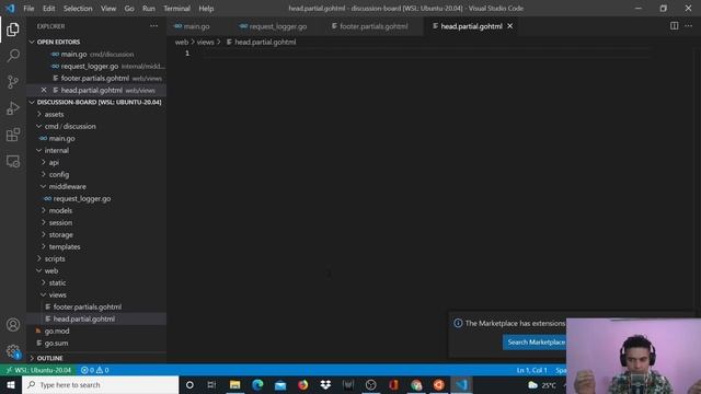 Golang React Fullstack Project - Discussion Board - PART 3 смотреть онлайн