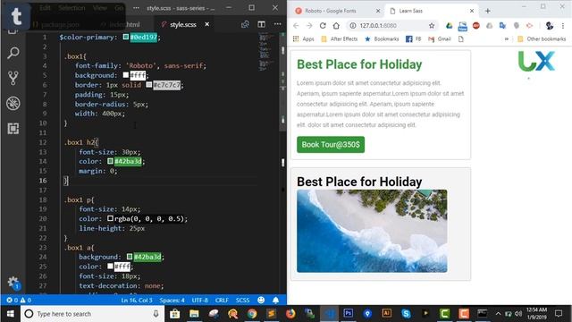 Sass Variables and Nesting | Sass Tutorial in Hindi (2019) [#2] смотреть онлайн