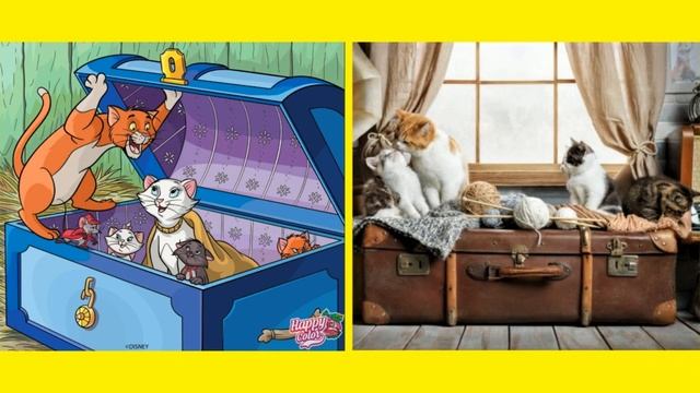 Happy color game color by numbers in real life / Disney cartoons смотреть онлайн