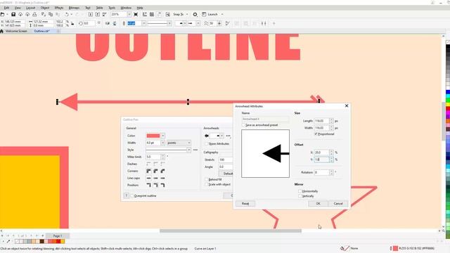 Outline in CorelDraw 2022 | Tips and Tricks смотреть онлайн