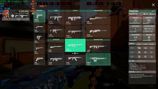 I5 3570K WITH Intel HD Graphics 4000 Valorant TEST | Banchmark