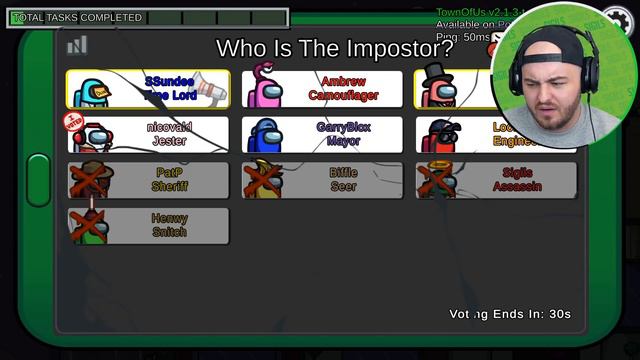 *NEW* ROLE EVERY ROUND in Among Us (toxic) смотреть онлайн