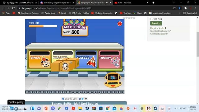 The Banana Splits: Mail Sort (Full Game) смотреть онлайн