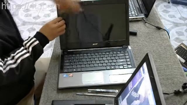 Hướng dẫn thay thế sửa chữa tháo lắp màn hình laptop Acer Apire 4820 4lap.vn смотреть онлайн