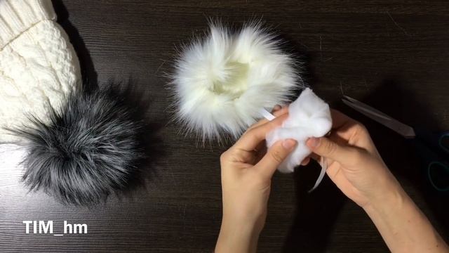 Как сделать меховой помпон |TIM_hm| смотреть онлайн