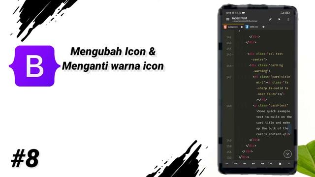 Tutorial Bootstrap 5 - #8 | Mengubah Icon dan Ganti warna icon | Ngoding Pakai Hp смотреть онлайн