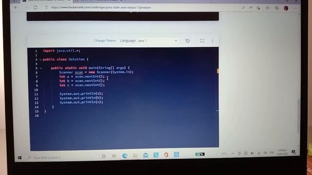 Java Stdin and Stdout 1 смотреть онлайн