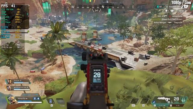 Apex Legends (Season 14) | GTX 750 1GB - i5 3470 | смотреть онлайн