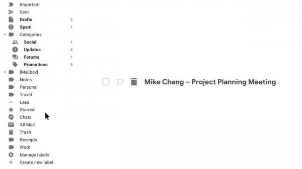 Recover deleted messages in Gmail
