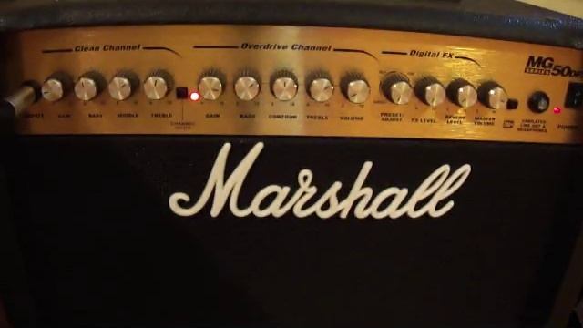 Test Marshall MG 50 DFX смотреть онлайн