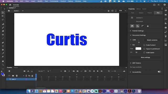 Adobe Animate - How To Scale, Skew, Distort, And Adjust Text