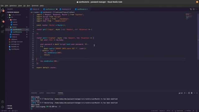 Tutorial Express.js, MySql y TypeScript | Como crear un Password Manager. ep.2 смотреть онлайн