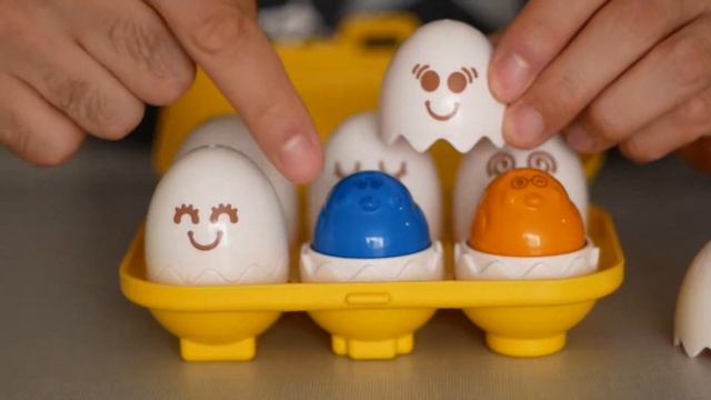 TOMY EGGS.Яйца с разными эмоциями.Развивающая игрушка. Kinder.