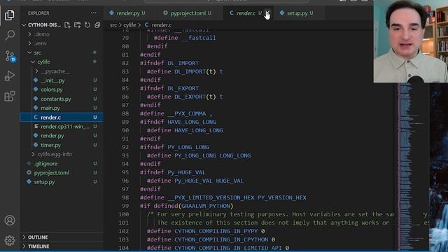 Creating Cython libraries for redistribution in a Python package смотреть онлайн