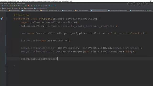 74. Como llenar RecyclerView desde BD SQLite en Android смотреть онлайн