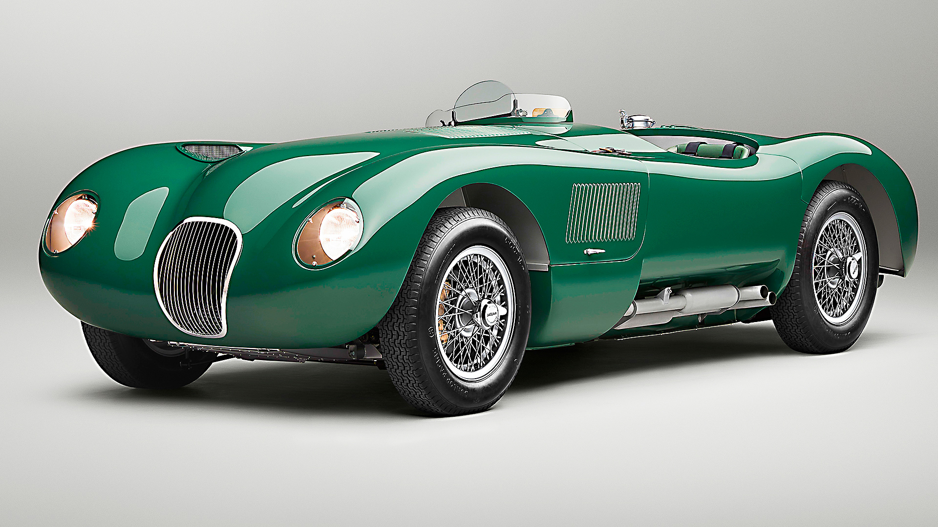 Jaguar C Type Continuation - Экстерьер Интерьер Звук! смотреть онлайн