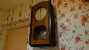 Настенные маятниковые часы с боем ЧМС Орловский СОВНАРХОЗ часовой завод