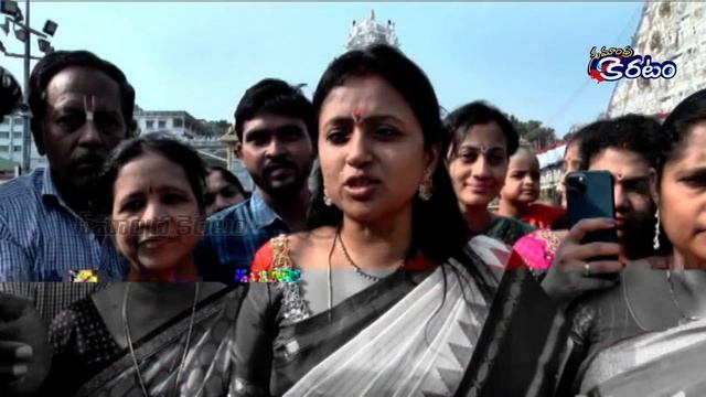 Anchor Suma Makaking Hillarious FUN at Tirumala Temple | jayamma Panchayathi | смотреть онлайн