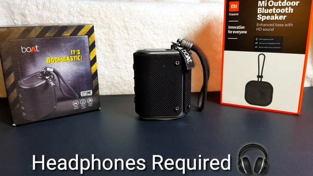 Mi Outdoor Bluetooth Speaker vs Boat Stone Grenade/Bass & Sound Test? смотреть онлайн