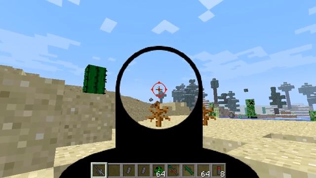 Minecraft Mod Spotlight: CUSTOMIZABLE WEAPONS MOD 1.17 - RPG, SILENCER, SCOPES, AK47, M16 + MORE! смотреть онлайн
